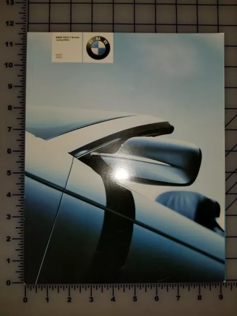 2003 BMW 3 Series Convertible 325Ci 330Ci Brochure US