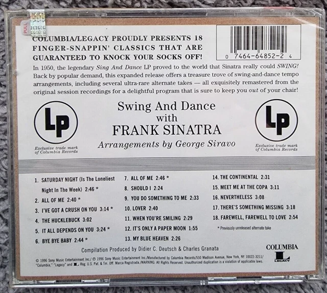 FRANK SINATRA Swing And Dance With Frank Sinatra **NEU & VERSIEGELT
