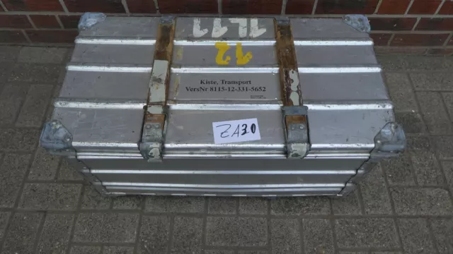 1x Aufbewahrungskiste Zarges Aluminium 870x460x440 ex BW Bundeswehr (ZA30)