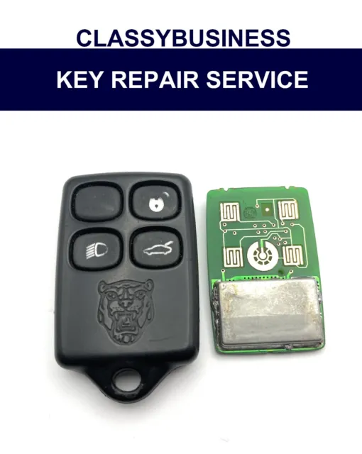 Repair service for JAGUAR XJ8 XJR XK8 XK  XJ 4 button remote key fob