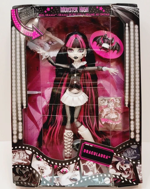 MONSTER HIGH REEL Drama Draculaura Collectors Doll - 2022 - Damaged Box ...