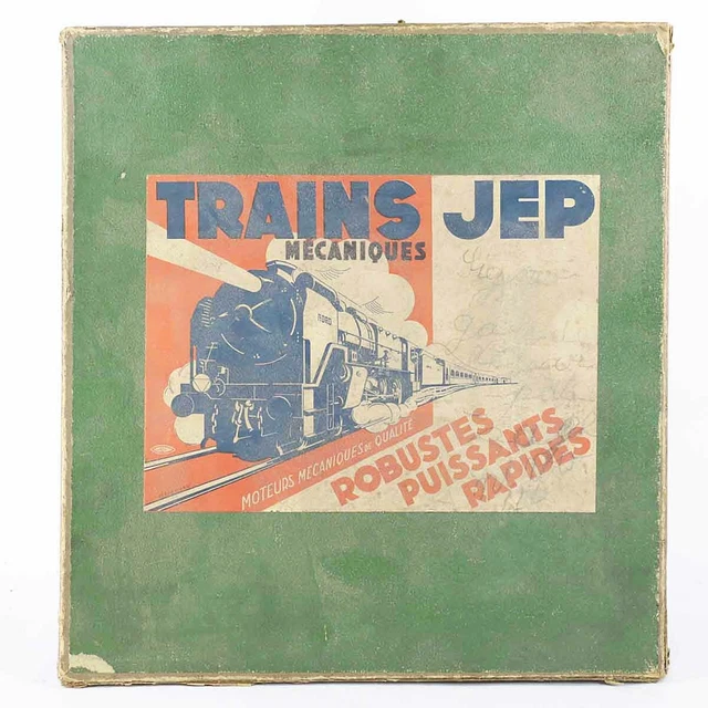 Train JEP échelle O - Locomotive électrique, Années 50, Métal Blanc