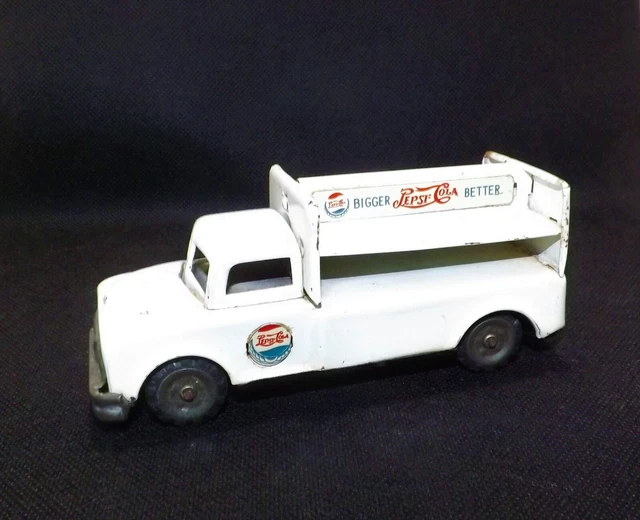 Original Vintage 1950'S Japan Tin Linemar Pepsi-Cola Soda Pop Delivery Truck