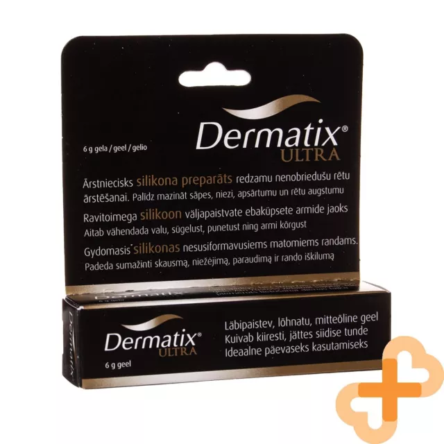 Dermatix Ultra Aktuell Silikongel für Frisch Geheilt Wunden 6g Verhindert Narben