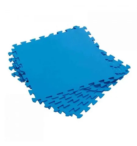Tapiz de suelo de goma bestway 9 piezas 50x50 Cm Azul