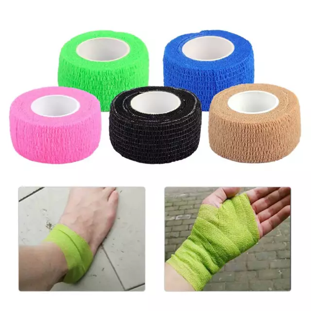 4.5M 2.5cm Sport Elastic Self Adhesive Wrist Finger Bandage Tape Aid Strap Band