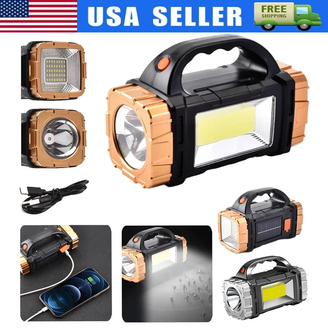 brinkmann solar rechargeable led flashlight HybridLight Journey 200 / Charger The compact flashlight features a non slip grip and anti roll design Gama Sonic Solar Emergency Flashlight