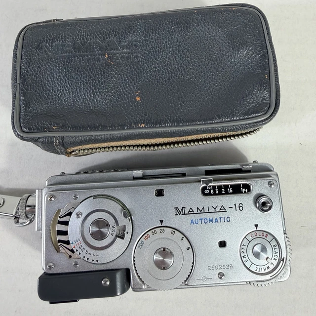 Caméra Miniature Mamiya 16 Automatique – Objectif Mamiya Sekor 25mm F/2.8, Vintage