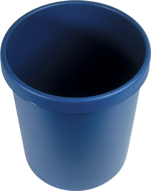 helit Gross Papierkorb 45 Liter PE blau