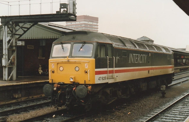 CLASS 47 DIESEL Locomotive no 47828 ref 230/09s. £1.10 - PicClick UK
