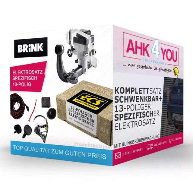 Brink AHK für Audi A5 Sportback ab 20 schwenkbar + 13-pol ECS ES SPEZ