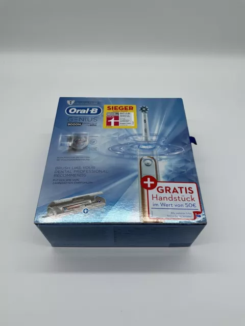 Oral-B Genius 9000N Elektrische Zahnbürste top Roségold Braun