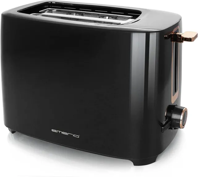 Toaster Emerio TO-125131.1 2 Scheiben Toast-Automat 7 Temperaturstufen schwarz