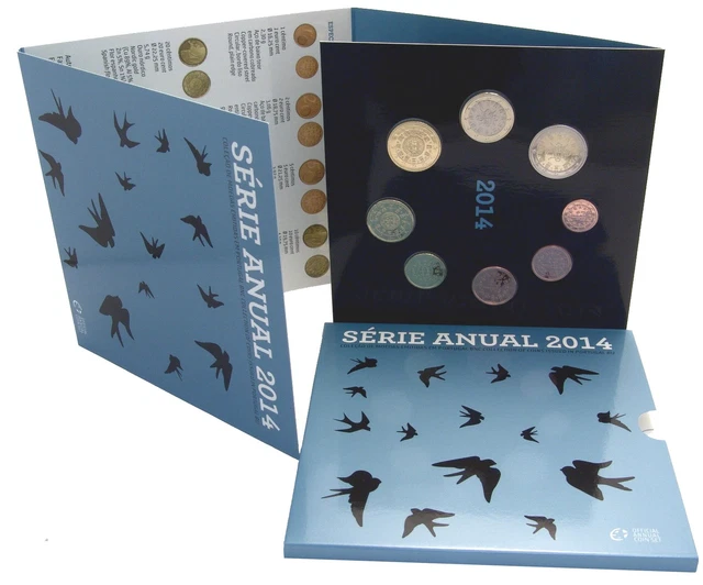 Portugal 2014 KMS 1 Cent bis 2 Euro Stempelglanz im Folder