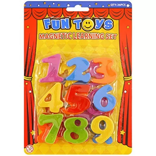 Other EDUCATIONAL TOYS : 26 MAGNETIC PLASTIC NUMBERS [TOY] Small