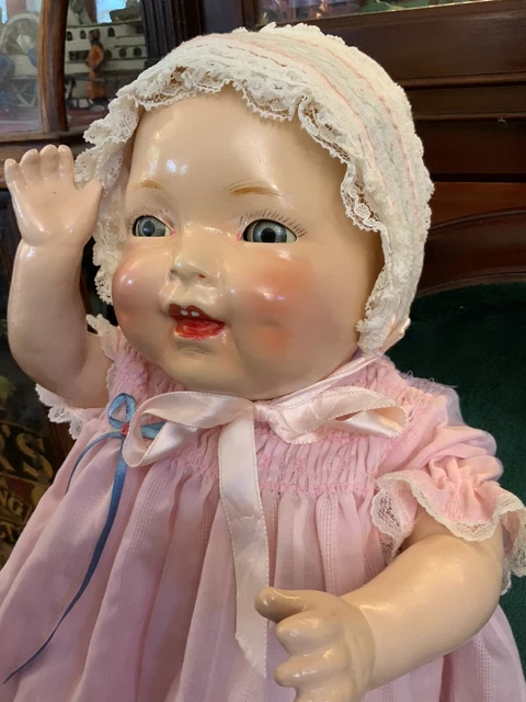 Vintage REGAL KIDDIE PALE BABY COMPOSITION CLOTH DOLL 18in sleep eyes SWEETIE Vintage REGAL KIDDIE PALE BABY COMPOSITION CLOTH DOLL 18in sleep eyes SWEETIE