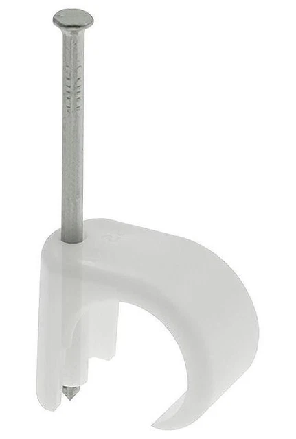 Lot De 100 Attaches Câbles Concordia Technologies ARC12 Blanc - Pour Câbles Ronds De 10 à 14 Mm De Diamètre