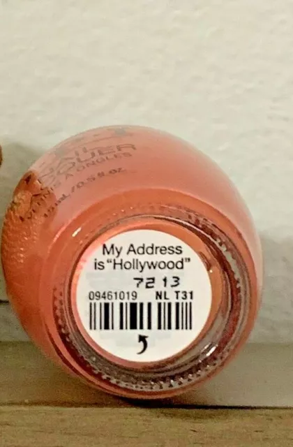 OPI Nail Polish MY ADDRESS IS "HOLLYWOOD" - NL T31