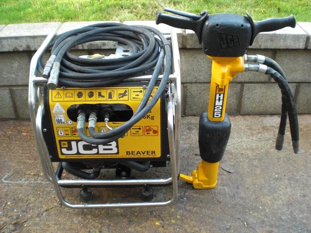 NEW SHAPE JCB Breaker Hydraulic Beaver HM25 Gun Petrol Hilti Bosch