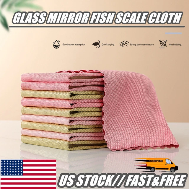 New 5 Pcs Miracle Polishing Reusable Cleaning Duster Cloth NanoScale Streak