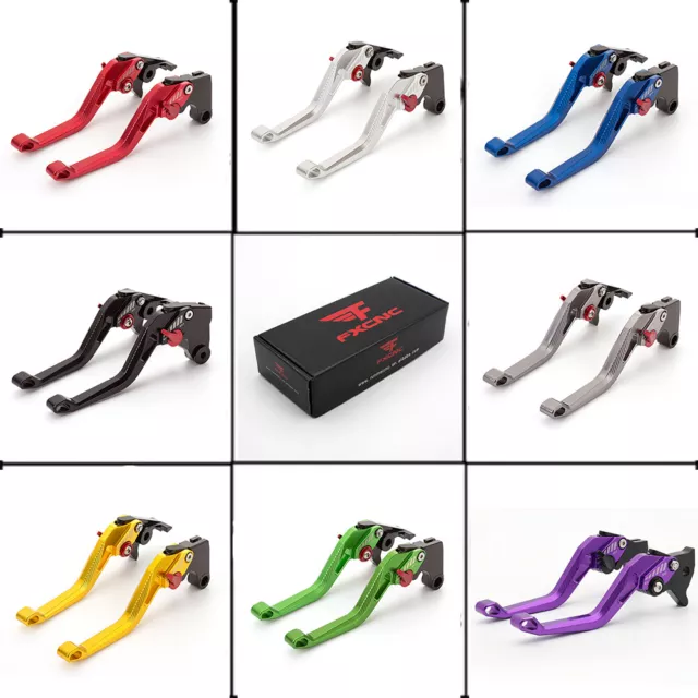 FXCNC 3D Brake Clutch Levers For Yamaha Kawasaki Suzuki BMW Honda Motorcycles