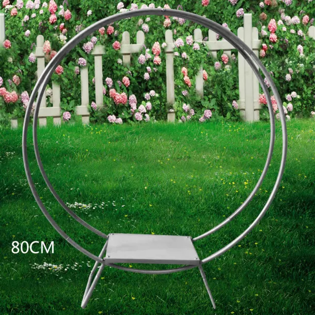 80cm Wedding Cakes Floral Balloons Frame Display Stand Circle Arch Party Decor