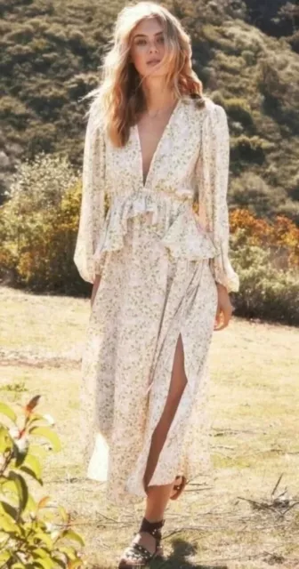 Topshop floral sales plunge dress