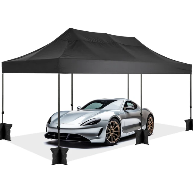 3x6 m Pavillon Faltpavillon Gartenzelt Partyzelt Wasserdicht UV Pop-up Pavilion