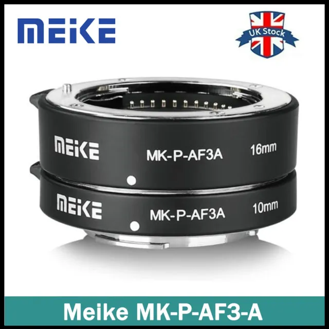 Meike MK-P-AF3-A Metal Macro Extension Tube AF For Panasonic Olympus Micro 4/3