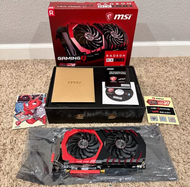 MSI Gaming X AMD Radeon RX 570 4GB GDDR5 Graphics Card, Twin Frozr VI