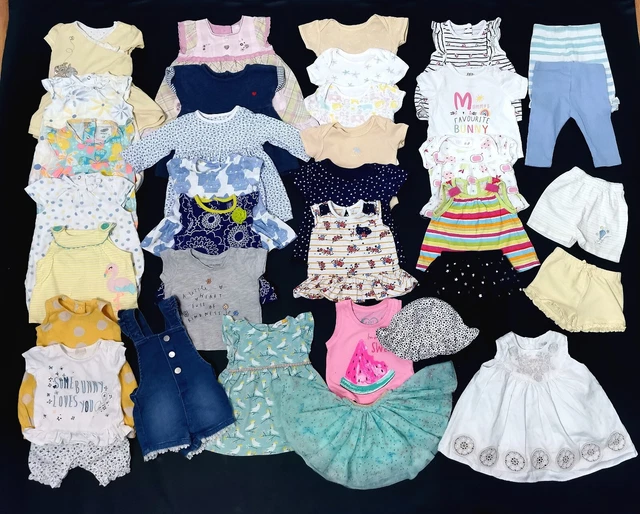 Baby Girl 0-3 Months  Clothes Bundle Spring Summer (D.)