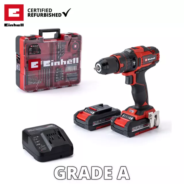 Einhell Cordless Combi Drill 40Nm Battery Charger Power X-Change Refurb GRADE A