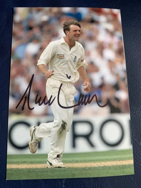 Phil Tufnell Signed 6x4 Photo England Cricket Genuine Autograph (original )