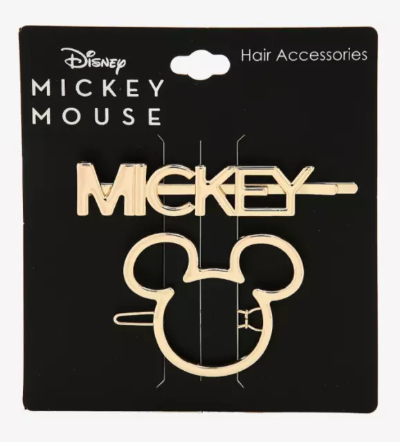 Disney Micky mouse hair clips set