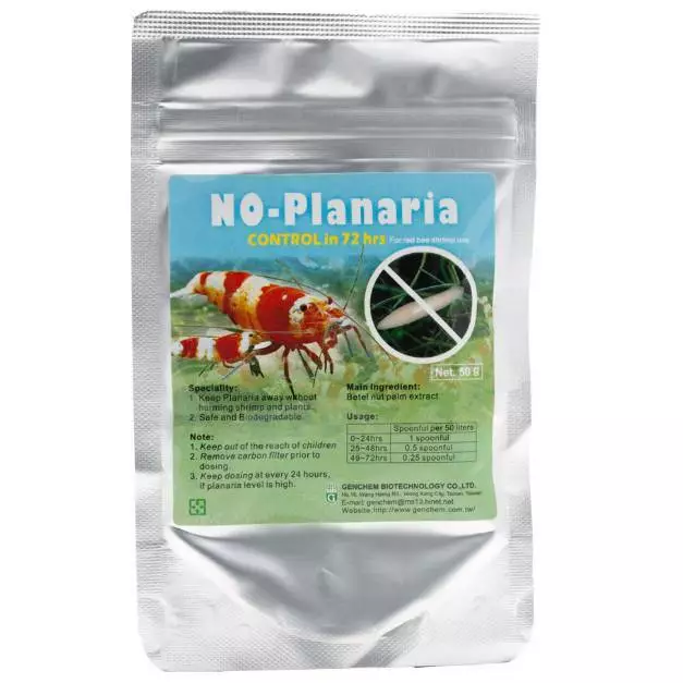 NO Planaria 50g für 1200L Planarien Würmer Schnecken Garnelen Fisch Aquarium