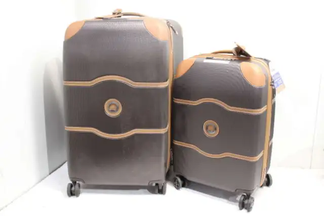 Delsey Paris Chatelet 2.0 2-Piece Hardside Spinner Luggage, 26", 22" - Brown