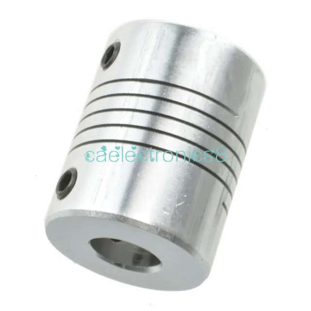 6.35 x 8mm CNC Motor Jaw Shaft Coupler 6.35mm To 8mm Flexible Coupling Gadgets A