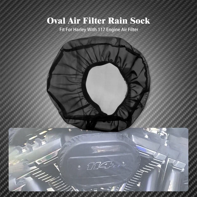 Waterproof Dust Proof Air Filter Cleaner Rain Sock Fit For Harley 117 107 114