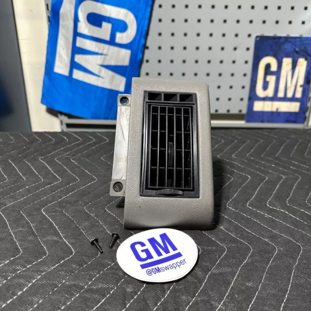 88-94 OBS Chevy GMC Truck Gray Right Side A/C Dash Vent Panel OEM GM C/K C1500