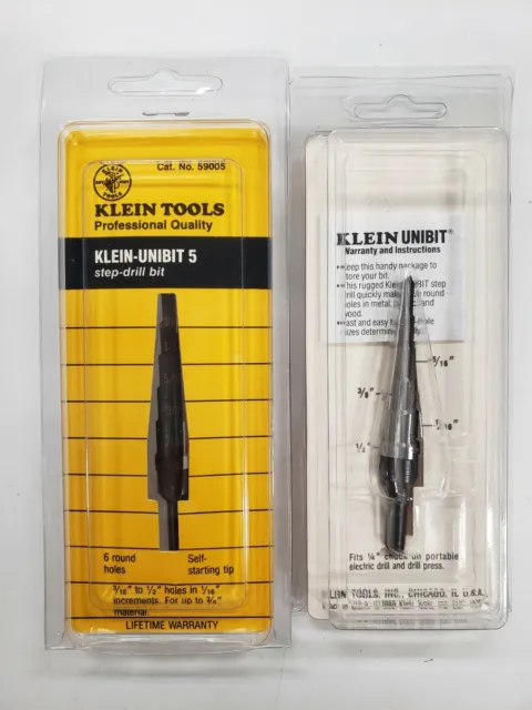 Klein Tools 59005 Unibit 5 step-drill bit