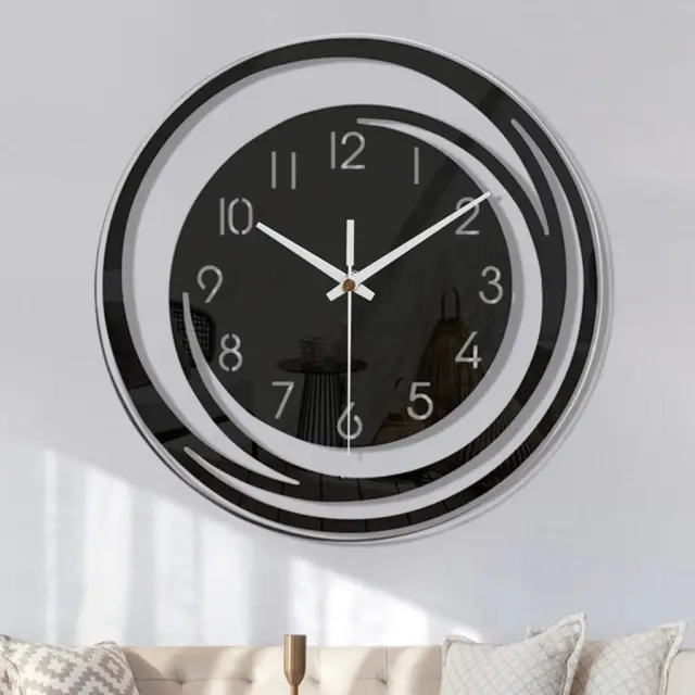 Modern Wall Clock Wall Art Acrylic Clock for Living Room Home