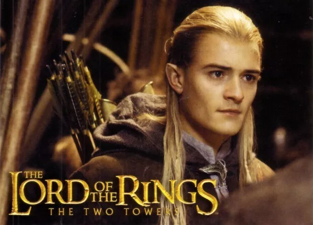 Legolas Lord of the Rings The Two Towers LOTR movie DVD 2003 promo postcard SDCC