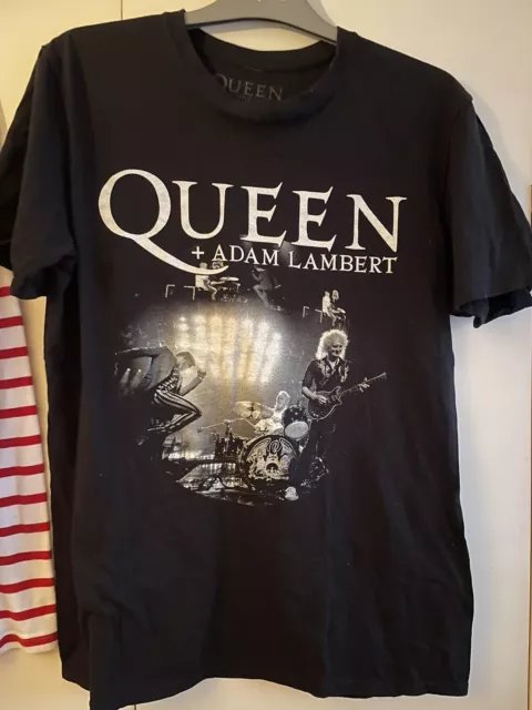 Queen + Adam Lambert T-Shirt Rhapsody Tour 2019 schwarz offiziell