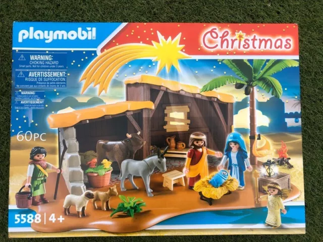 PLAYMOBIL 5588 Christmas Creche de Noel Nativite Etable Belen NEUF NEW NUOVO EUR 50 00 PicClick FR