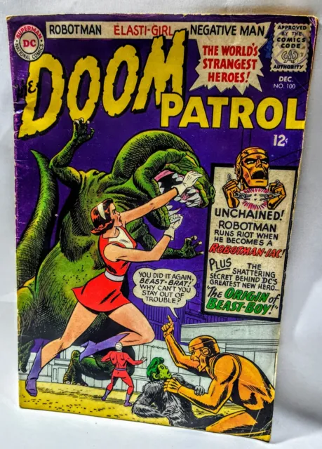 Doom Patrol #100 | 1965 | Origin of Beast-Boy 2