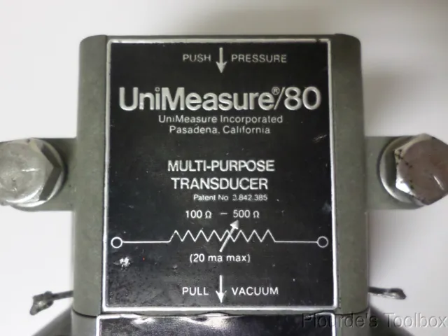 Used UniMeasure/80 Multipurpose Force and Pressure Transducer With Adapter 3