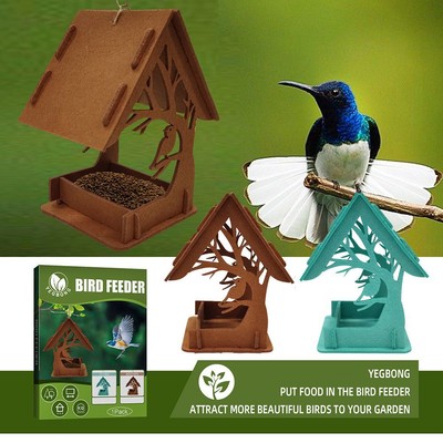 12x12x19cm casetta in metallo Colibri Mangiatoia per Uccelli selvatici da appendere 
