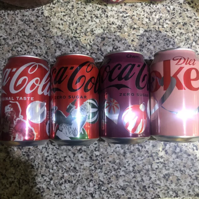 Tickled Pink Limited Edition Diet Coke/Coca Cola Cans opened / Empty Cans