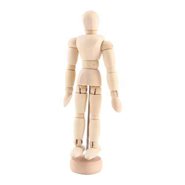 Holz Figur Männliche Mannequin Bewegliche Modell Display Handwerk 8inch ⊹