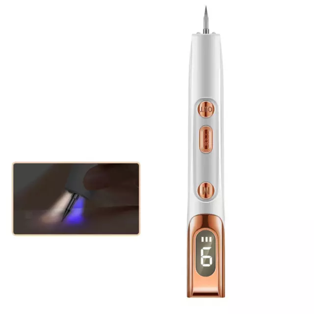 9-GEAR MOLE PEN Electric Beauty Spot Pen USB Rechargeable Removal Blackhead  U9Y5 $25.10 - PicClick AU